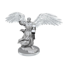 D&D Nolzur's Marvelous Miniatures Unpainted Miniatures 2-Pack Aasimar Cleric Male 0634482904084