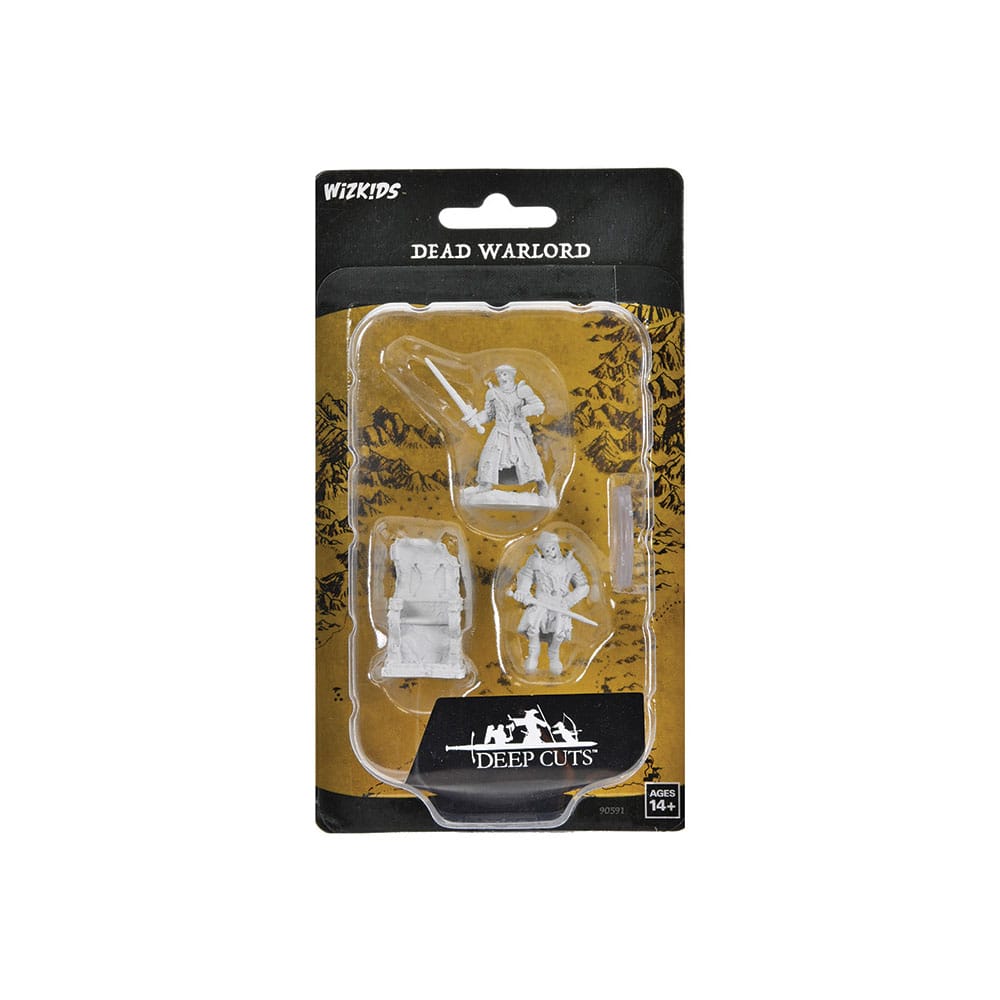 WizKids Deep Cuts Miniatures Unpainted Miniatures 2-Pack Dead Warlord 0634482905913