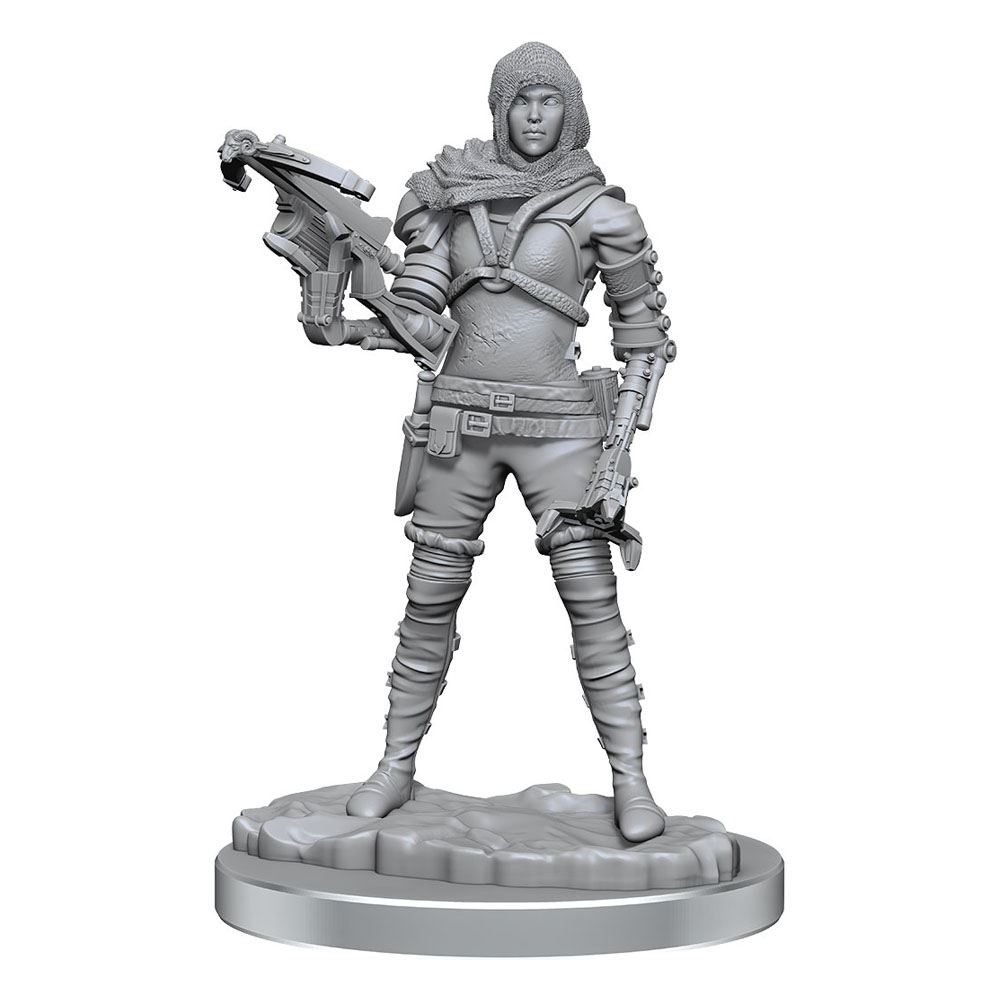 WizKids Deep Cuts Miniatures Unpainted Miniatures 2-Pack Human Rogue 0634482906156