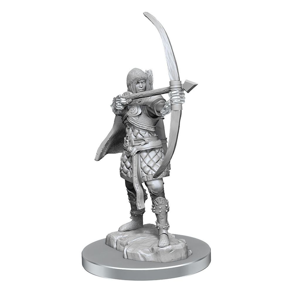 WizKids Deep Cuts Miniatures Unpainted Miniatures 2-Pack Human Rogue 0634482906156