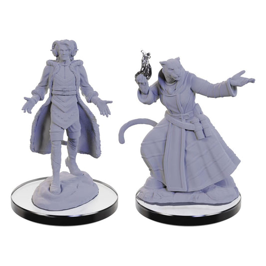 Critical Role Unpainted Miniature Lucien Tavelle & Cree Deeproots 0634482906637
