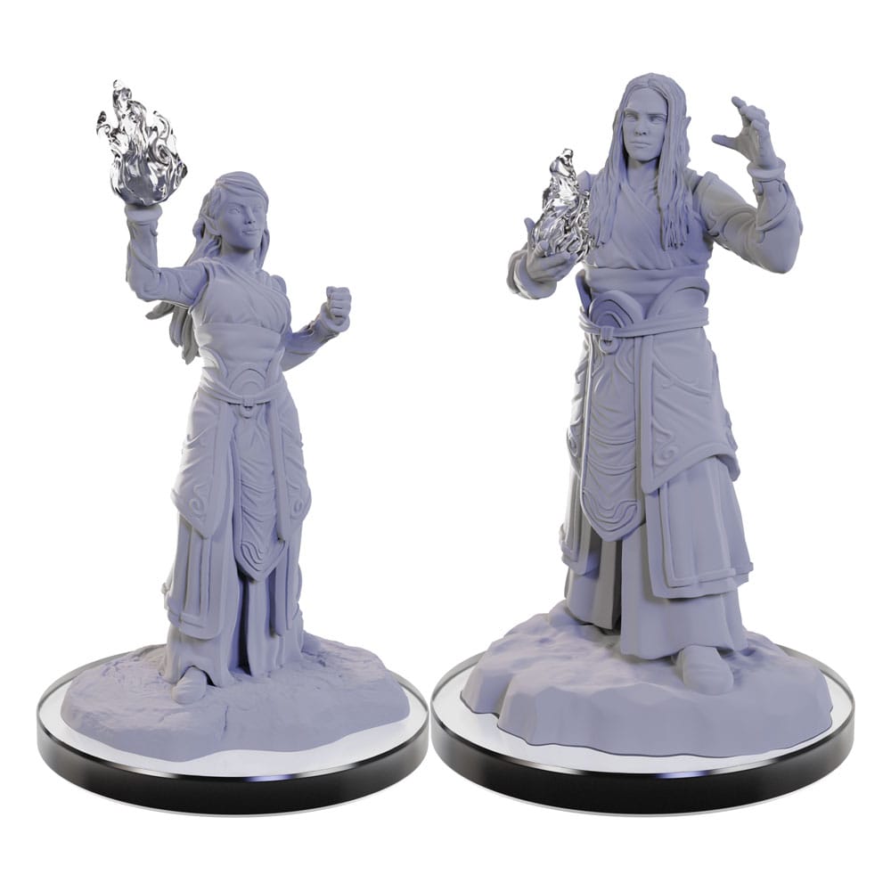 D&D Nolzur's Marvelous Miniatures miniature Unpainted Elf Wizards 0634482906729