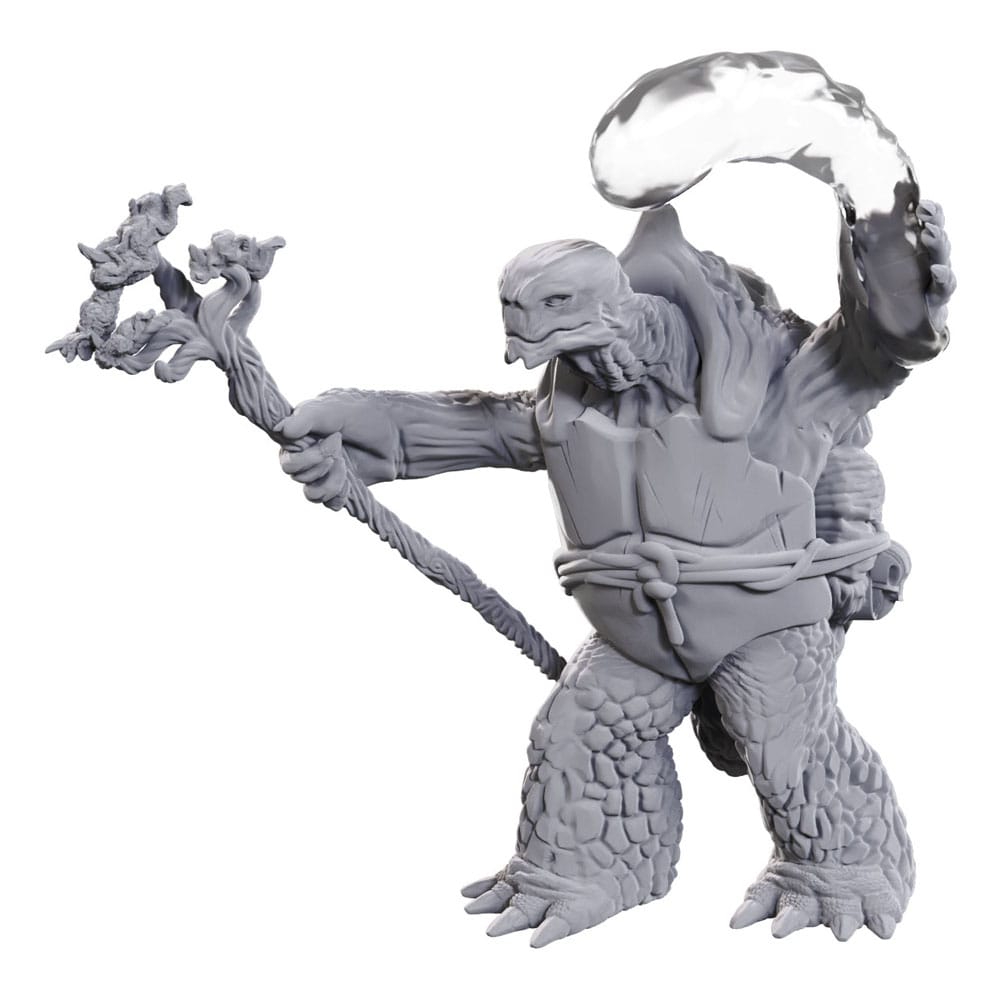 D&D Nolzur's Marvelous Miniatures Unpainted Miniatures Tortle Druid & Wild Shape Giant Lizard 0634482907078