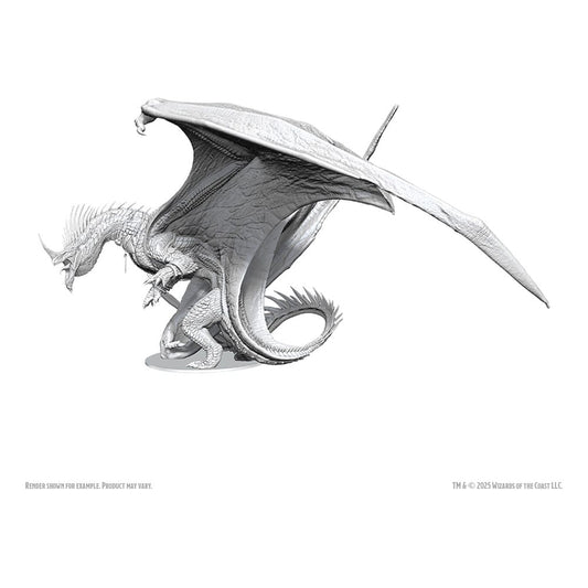 D&D Nolzur's Marvelous Miniatures Unpainted Miniatures Ancient Blue Dragon 20 cm  0634482907986