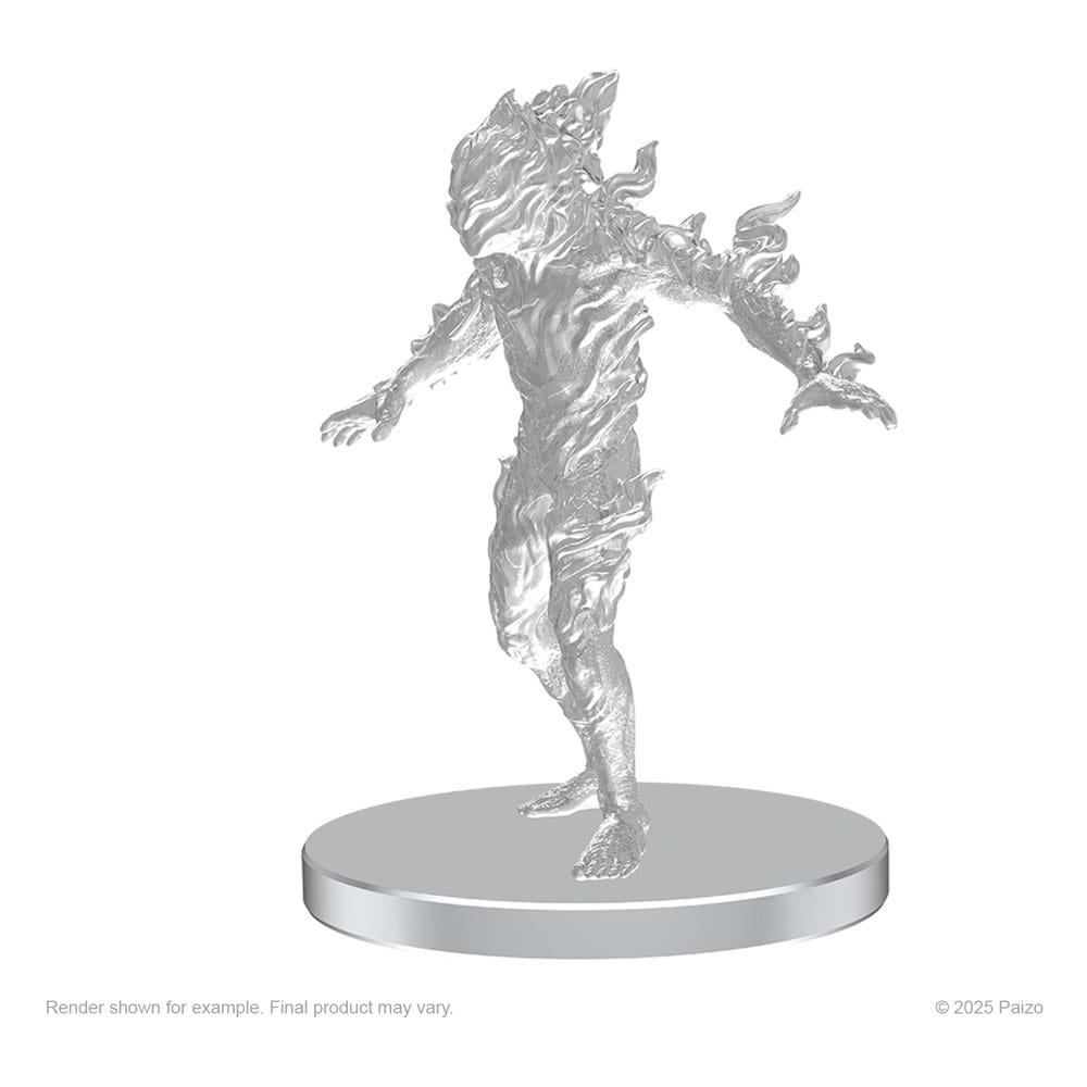 Pathfinder Deep Cuts Unpainted Miniatures Living Landslide & Living Wildfire 0634482908334