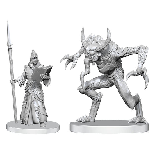 Pathfinder Deep Cuts Unpainted Miniatures Vloriak (Despoiler Demon) & Demonologist 0634482908365