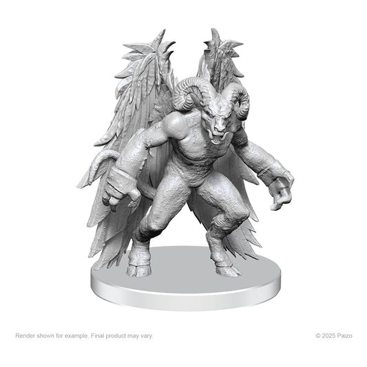 Pathfinder Deep Cuts Unpainted Miniatures Gylou (Handmaiden Devil) & Ferrugon (Rust Devil) 0634482908372