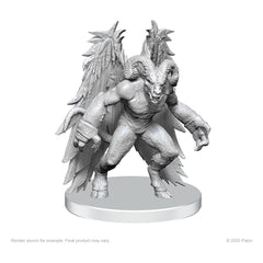 Pathfinder Deep Cuts Unpainted Miniatures Gylou (Handmaiden Devil) & Ferrugon (Rust Devil) 0634482908372
