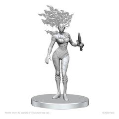 Pathfinder Deep Cuts Unpainted Miniatures Gargoyle & Shae 0634482908396
