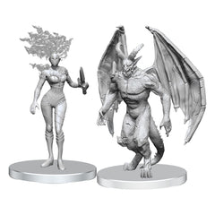 Pathfinder Deep Cuts Unpainted Miniatures Gargoyle & Shae 0634482908396