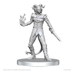 Pathfinder Deep Cuts Unpainted Miniatures Vordine (Infantry Devil) & Pitborn Rogue 0634482908402