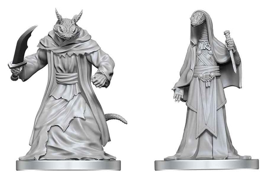 Pathfinder Battles Deep Cuts Unpainted Miniature Zyss & Aapoph Serpentfolk 13 cm 0634482908679