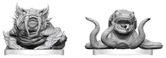 Pathfinder Battles Deep Cuts Unpainted Miniature Bogwid & Slurk 13 cm 0634482908686