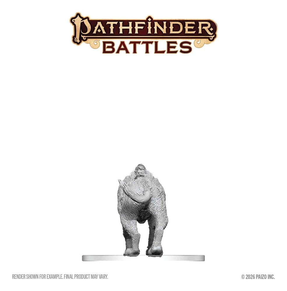 Pathfinder Battles Deep Cuts Unpainted Miniature Hyaenodon 13 cm 0634482908716