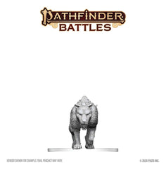 Pathfinder Battles Deep Cuts Unpainted Miniature Hyaenodon 13 cm 0634482908716