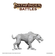 Pathfinder Battles Deep Cuts Unpainted Miniature Hyaenodon 13 cm 0634482908716