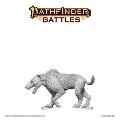 Pathfinder Battles Deep Cuts Unpainted Miniature Hyaenodon 13 cm 0634482908716