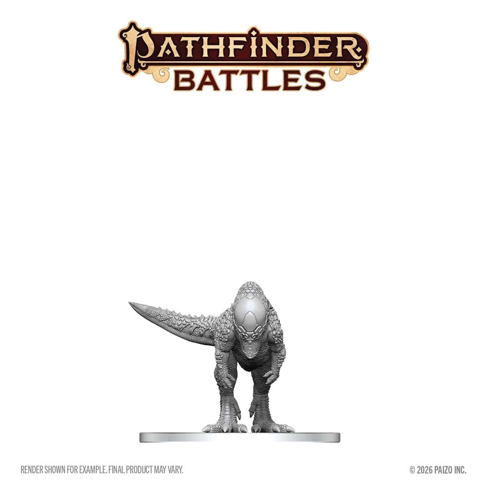Pathfinder Battles Deep Cuts Unpainted Miniature Pachycephalosaurus 13 cm 0634482908730
