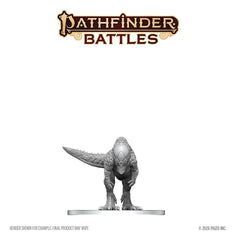 Pathfinder Battles Deep Cuts Unpainted Miniature Pachycephalosaurus 13 cm 0634482908730
