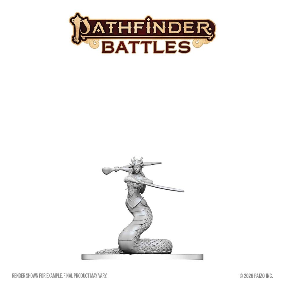 Pathfinder Battles Deep Cuts Unpainted Miniature Lamia Matriarch 13 cm 0634482908754