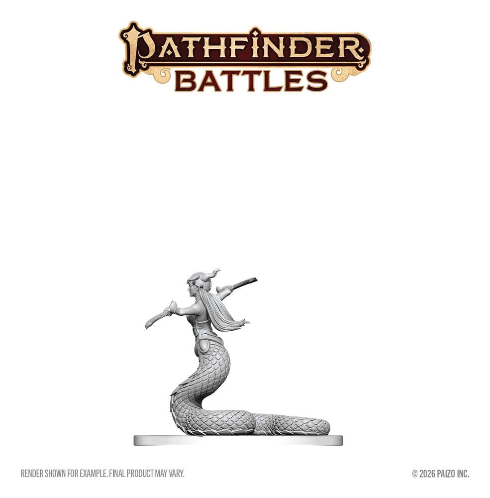 Pathfinder Battles Deep Cuts Unpainted Miniature Lamia Matriarch 13 cm 0634482908754