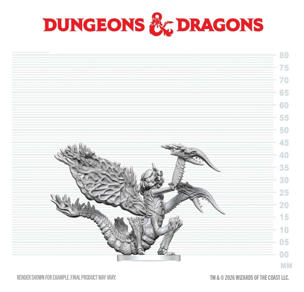 Dungeons & Dragons Nolzur's Marvelous Miniatures Unpainted Miniature Mi-Go 14 cm 0634482908785
