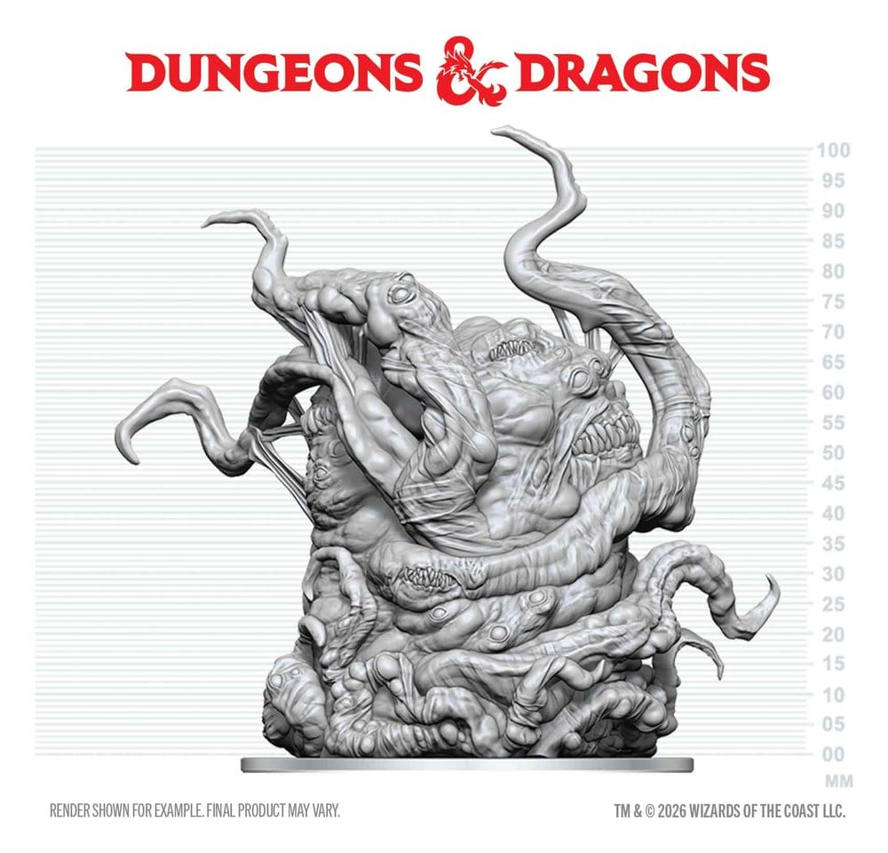 Dungeons & Dragons Nolzur's Marvelous Miniatures Unpainted Miniature Shoggoth 20 cm 0634482908808