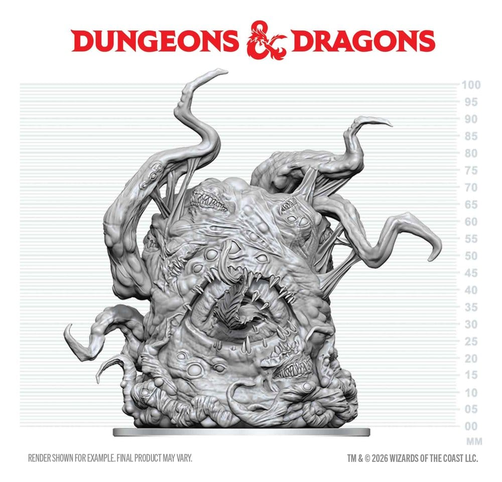 Dungeons & Dragons Nolzur's Marvelous Miniatures Unpainted Miniature Shoggoth 20 cm 0634482908808