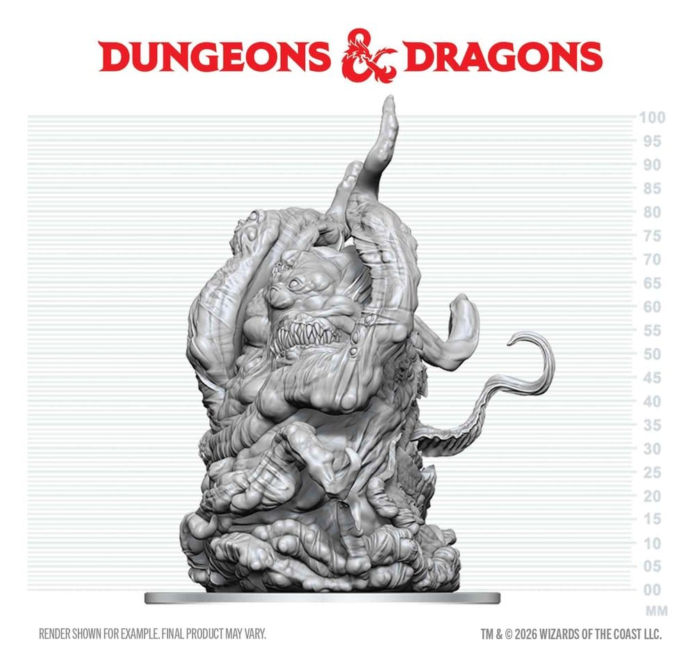 Dungeons & Dragons Nolzur's Marvelous Miniatures Unpainted Miniature Shoggoth 20 cm 0634482908808