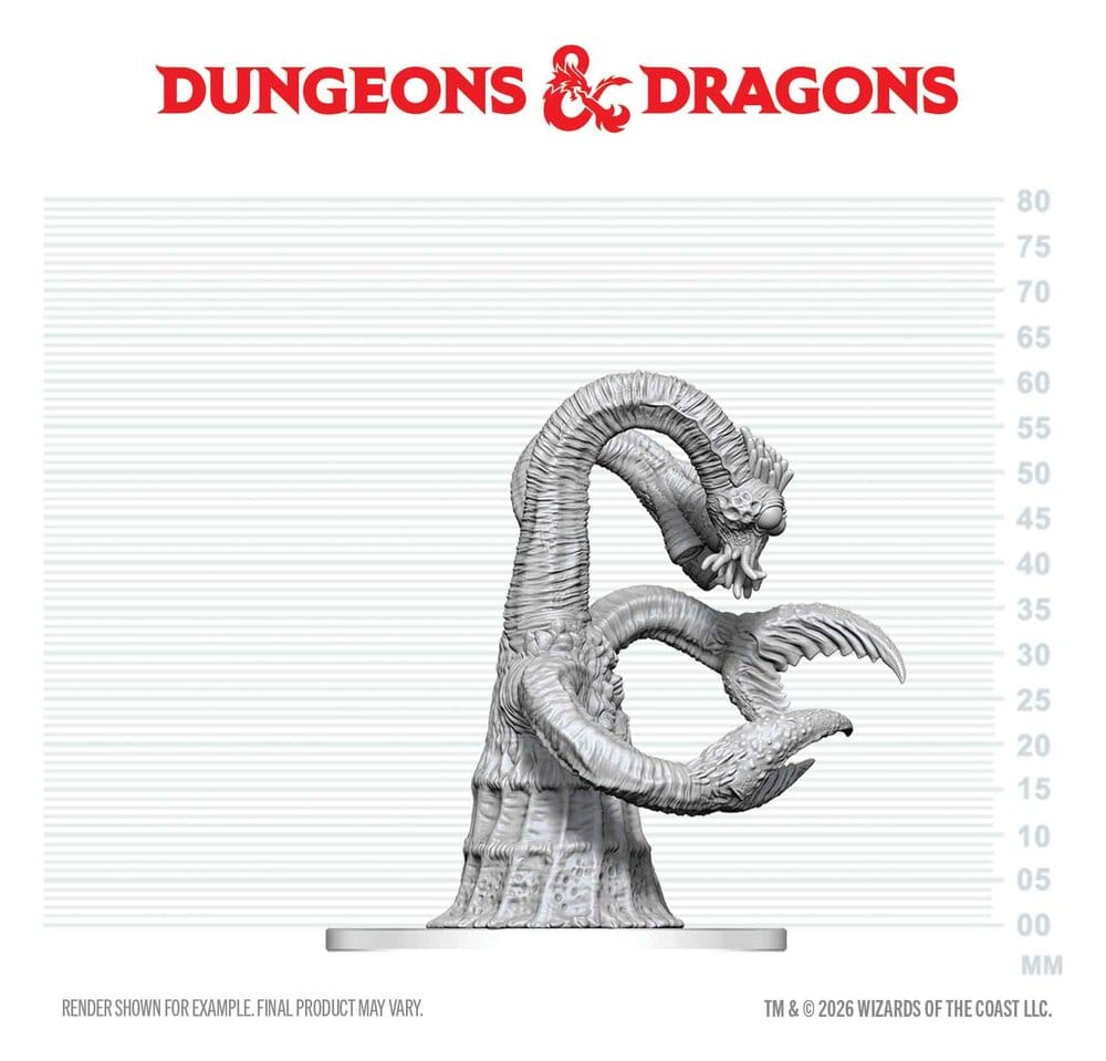 Dungeons & Dragons Nolzur's Marvelous Miniatures Unpainted Miniature Yithian 14 cm 0634482908815