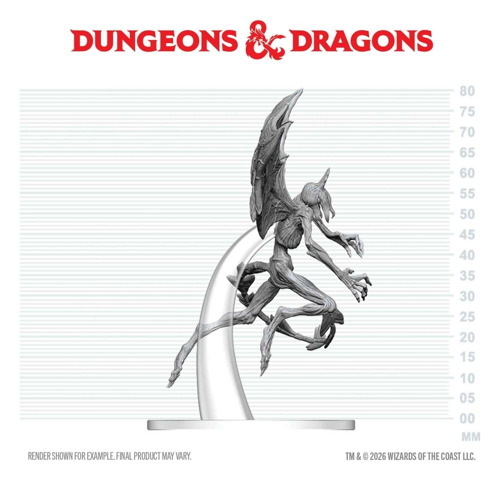 Dungeons & Dragons Nolzur's Marvelous Miniatures Unpainted Miniature Nightgaunt 17 cm 0634482908822