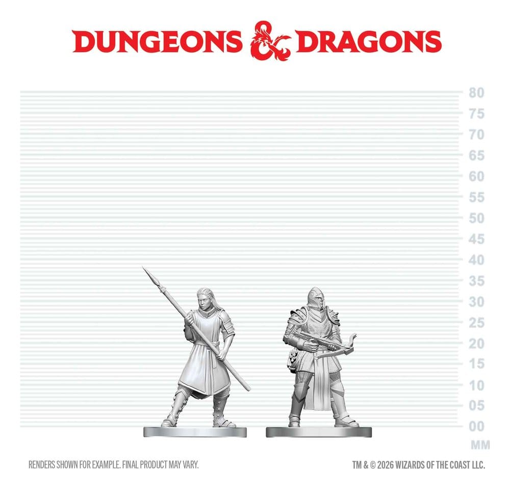 D&D Nolzur's Marvelous Miniatures Minifiguren Town Guards 13 cmD&D Nolzur's Marvelous Miniatures Mini Figures Town Guards 13 cmD&D Nolzur's Marvelous Miniatures figurines mini Town Guards 13 cmD&D Nolzur's Marvelous Miniatures Figuras Mini Town Guards 13  0634482908945