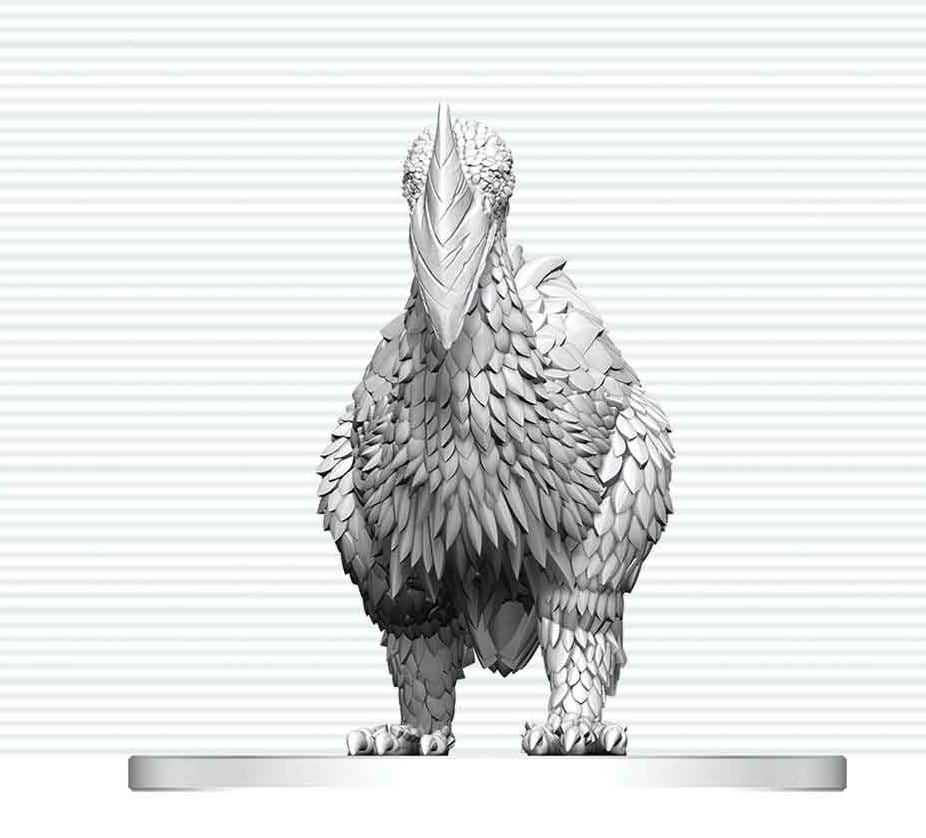 D&D Nolzur's Marvelous Miniatures Mini Figure Axe Beak 4 cm 0634482908952