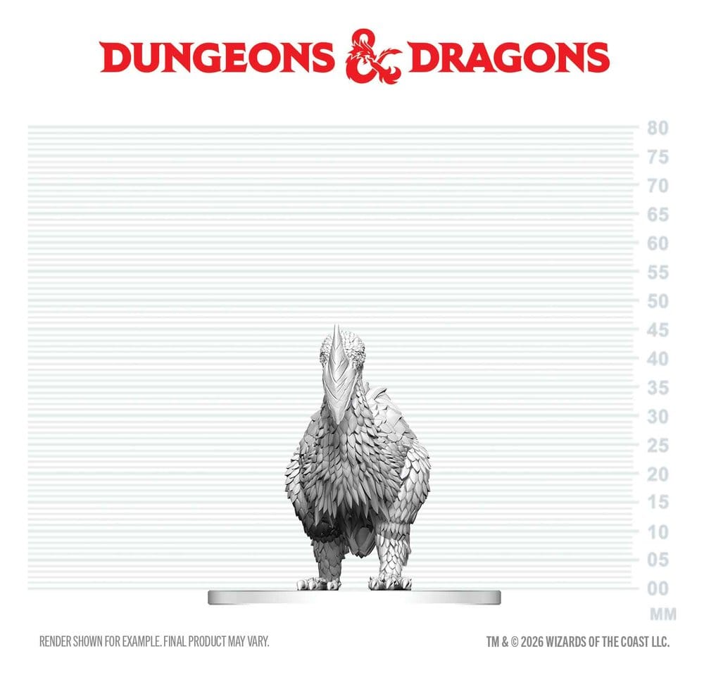 D&D Nolzur's Marvelous Miniatures Minifigur Axe Beak 4 cmD&D Nolzur's Marvelous Miniatures Mini Figure Axe Beak 4 cmD&D Nolzur's Marvelous Miniatures figurine mini Axe Beak 4 cmD&D Nolzur's Marvelous Miniatures Figura Mini Axe Beak 4 cm 0634482908952