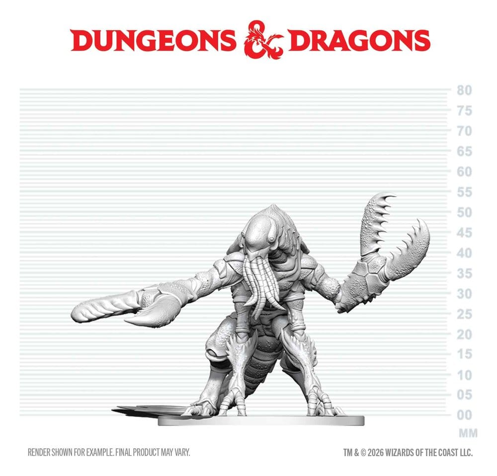 D&D Nolzur's Marvelous Miniatures Mini Figure Chuul 6 cm 0634482909003
