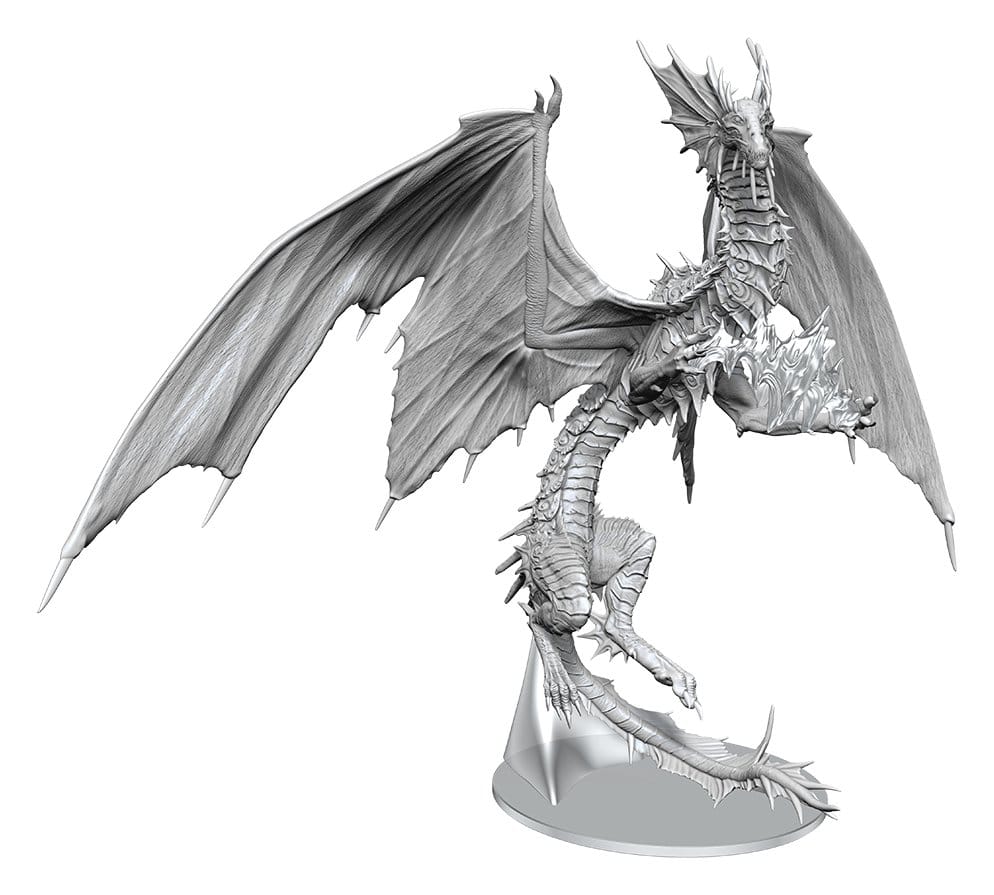 Pathfinder Deep Cuts Unpainted Boxed Miniature Adult Mirage Dragon 23 cm  0634482909034