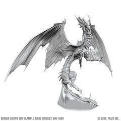Pathfinder Deep Cuts Unpainted Boxed Miniature Adult Mirage Dragon 23 cm  0634482909034