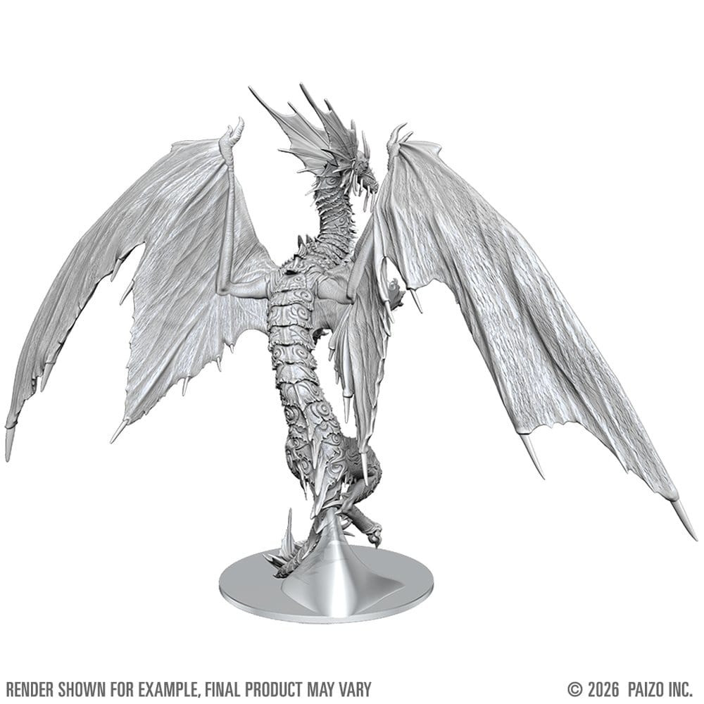 Pathfinder Deep Cuts Unpainted Boxed Miniature Adult Mirage Dragon 23 cm  0634482909034