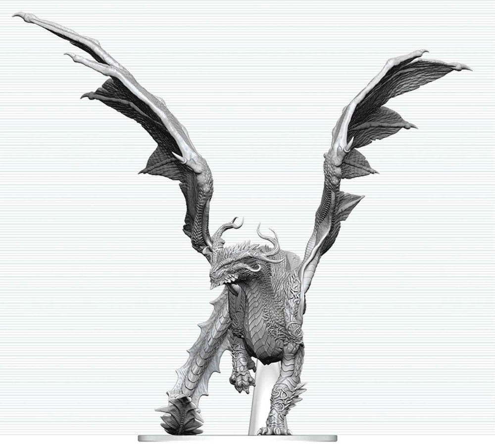 Dungeons & Dragons Nolzur's Marvelous Miniatures Unpainted Miniature Adult Spirit Dragon 24 cm 0634482909072