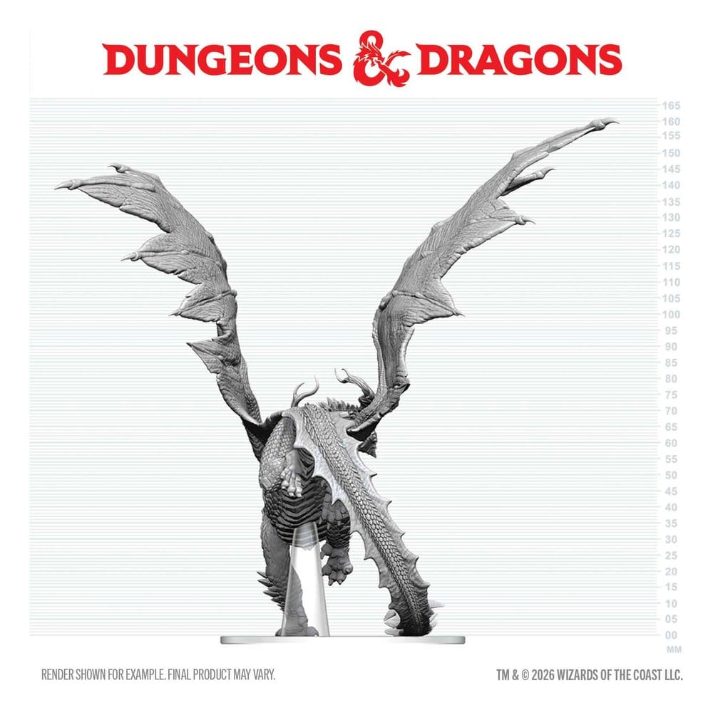 Dungeons & Dragons Nolzur's Marvelous Miniatures Unpainted Miniature Adult Spirit Dragon 24 cm 0634482909072