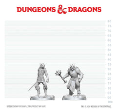 Dungeons & Dragons Nolzur's Marvelous Miniatures Unpainted Miniature Dragonborn Paladin & Dragonborn Squire 14 cm 0634482909089