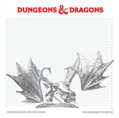 Dungeons & Dragons Nolzur's Marvelous Miniatures Unpainted Miniature Young Sapphire Dragon 20 cm 0634482909102