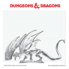 Dungeons & Dragons Nolzur's Marvelous Miniatures Unpainted Miniature Young Sapphire Dragon 20 cm 0634482909102