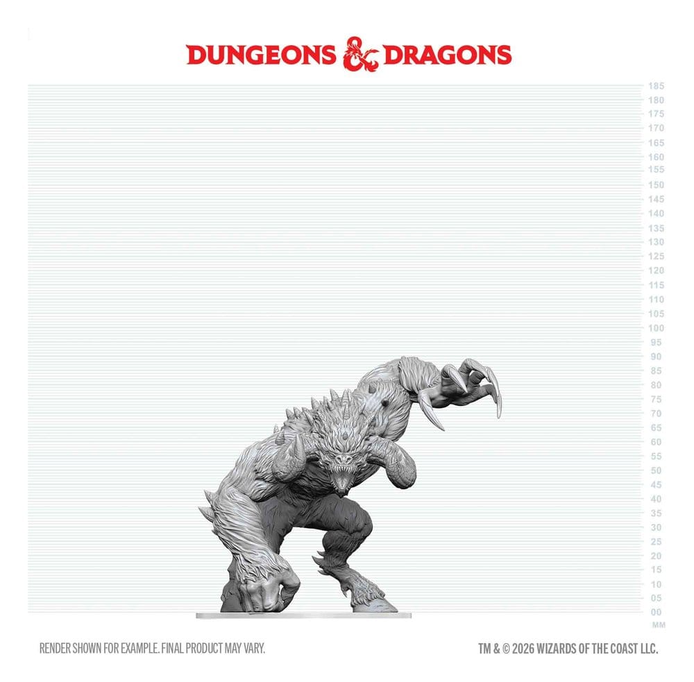 D&D Nolzur's Marvelous Miniatures Unpainted Boxed Miniature Goristro 15 cm 0634482909119