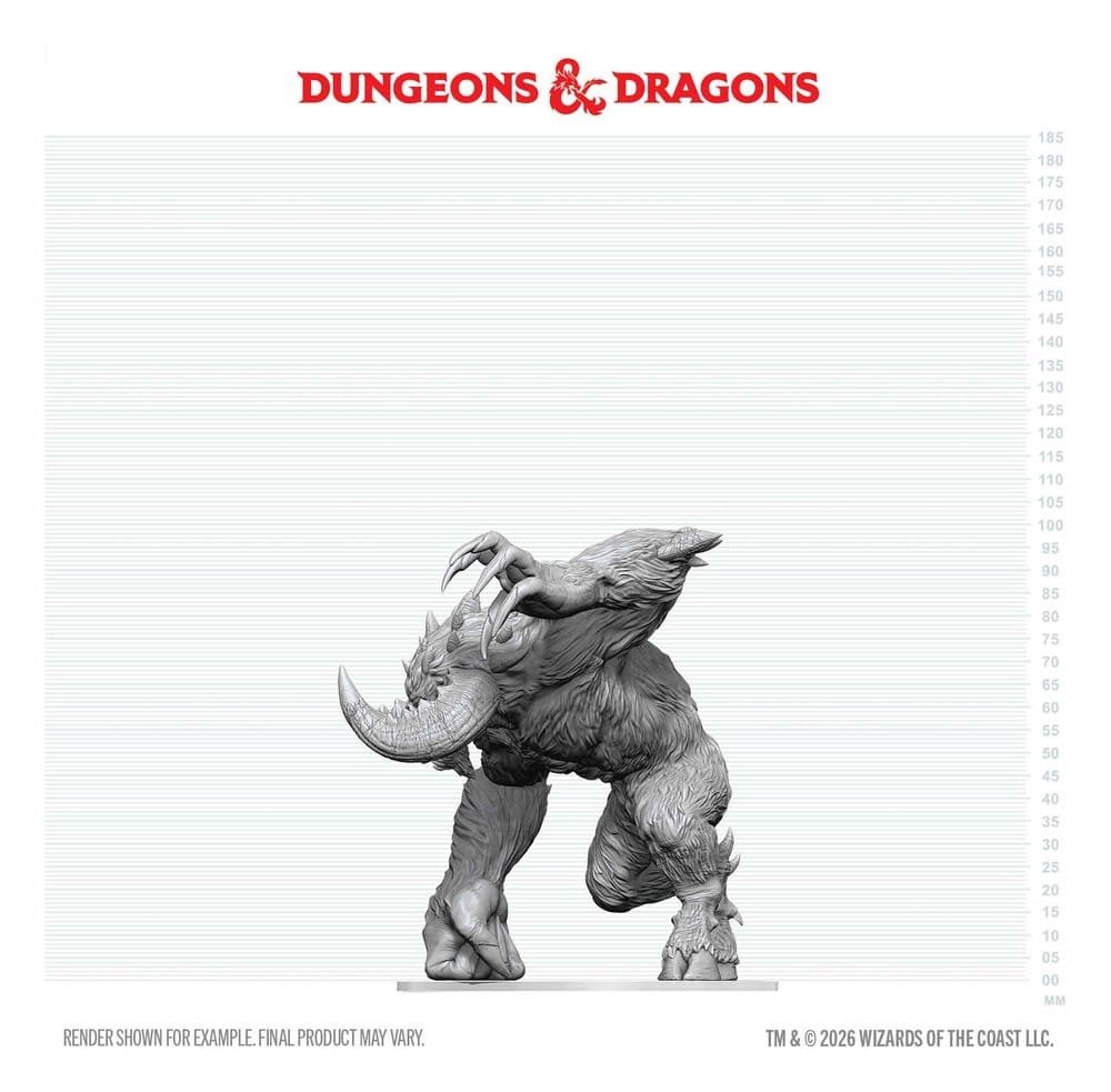 D&D Nolzur's Marvelous Miniatures Unpainted Boxed Miniature Goristro 15 cm 0634482909119