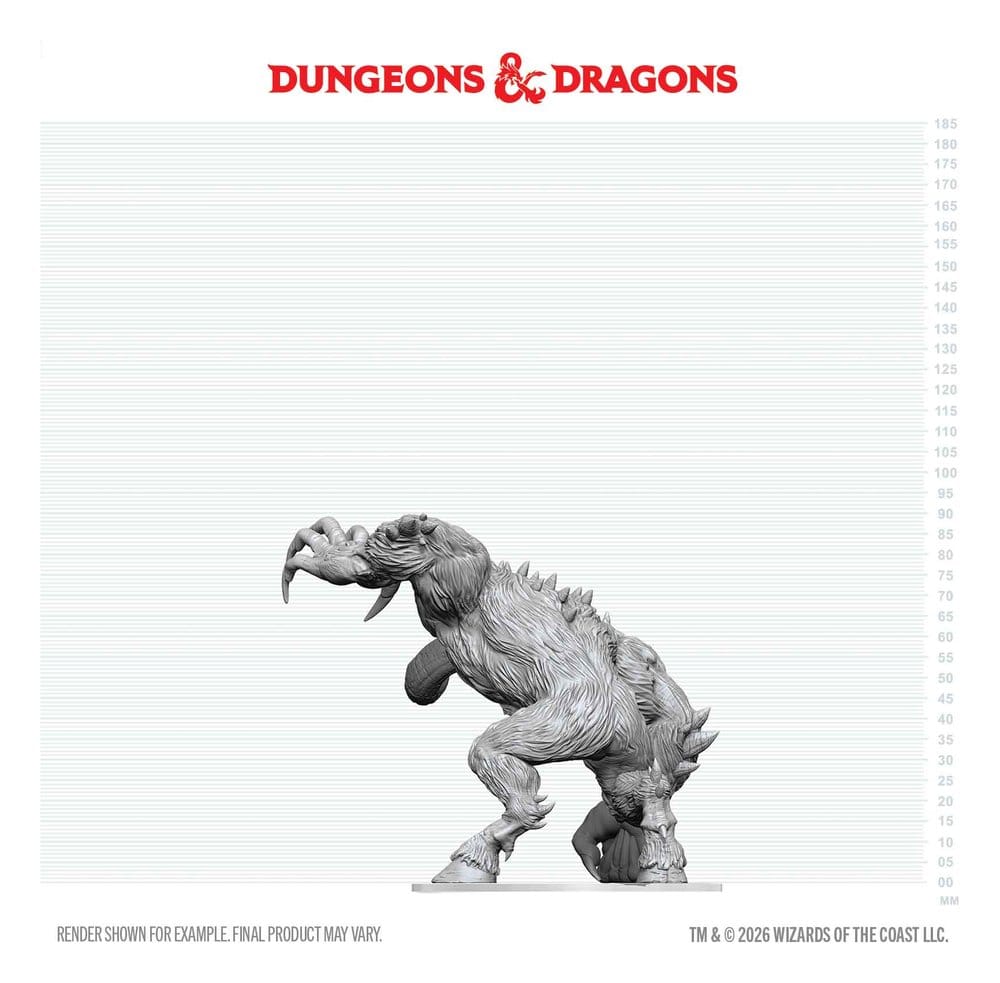 D&D Nolzur's Marvelous Miniatures Unpainted Boxed Miniature Goristro 15 cm 0634482909119