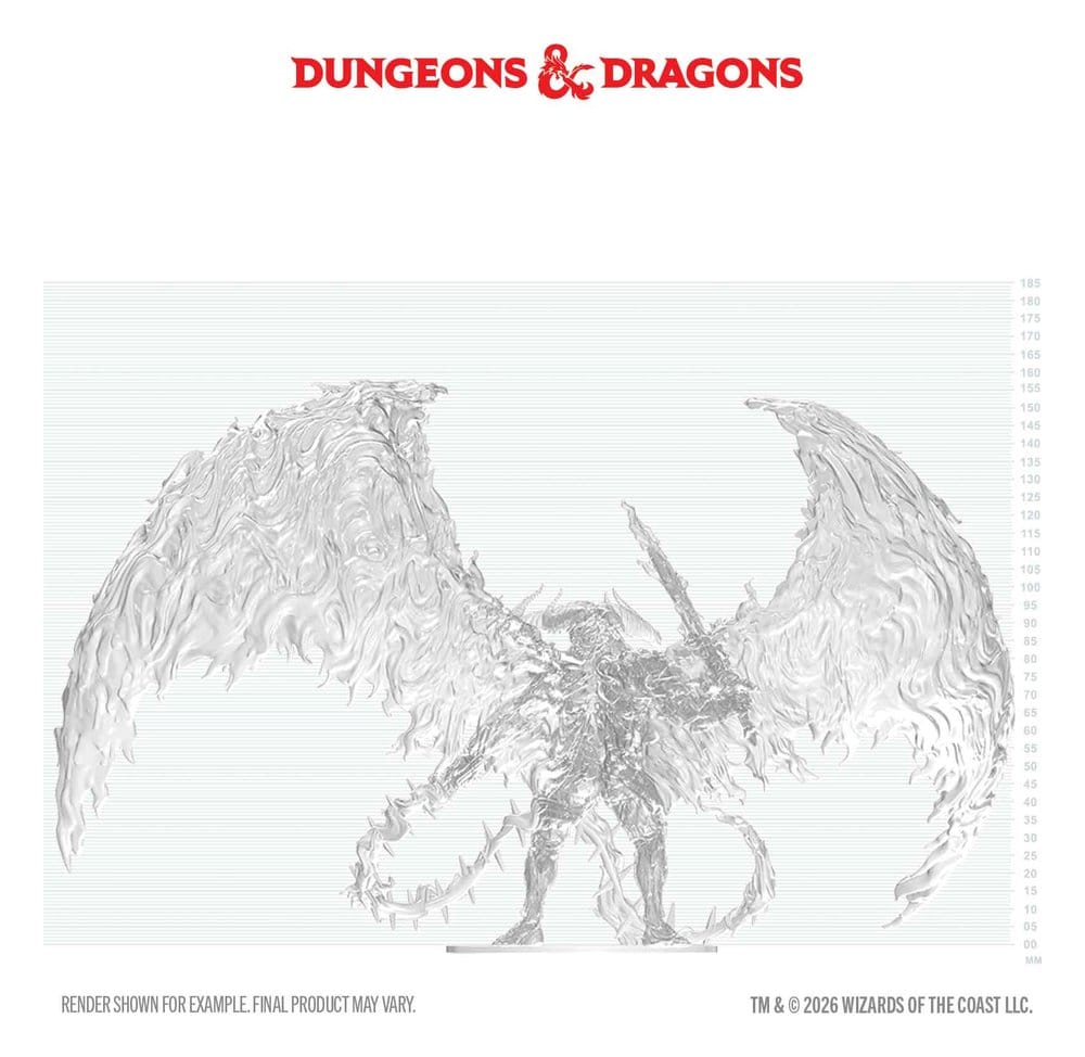 D&D Nolzur's Marvelous Miniatures Unpainted Boxed Miniature Balor 20 cm 0634482909126