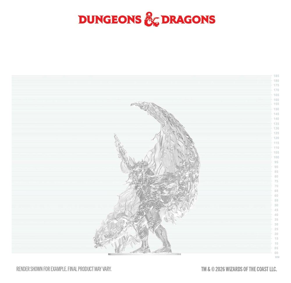 D&D Nolzur's Marvelous Miniatures Unpainted Boxed Miniature Balor 20 cm 0634482909126