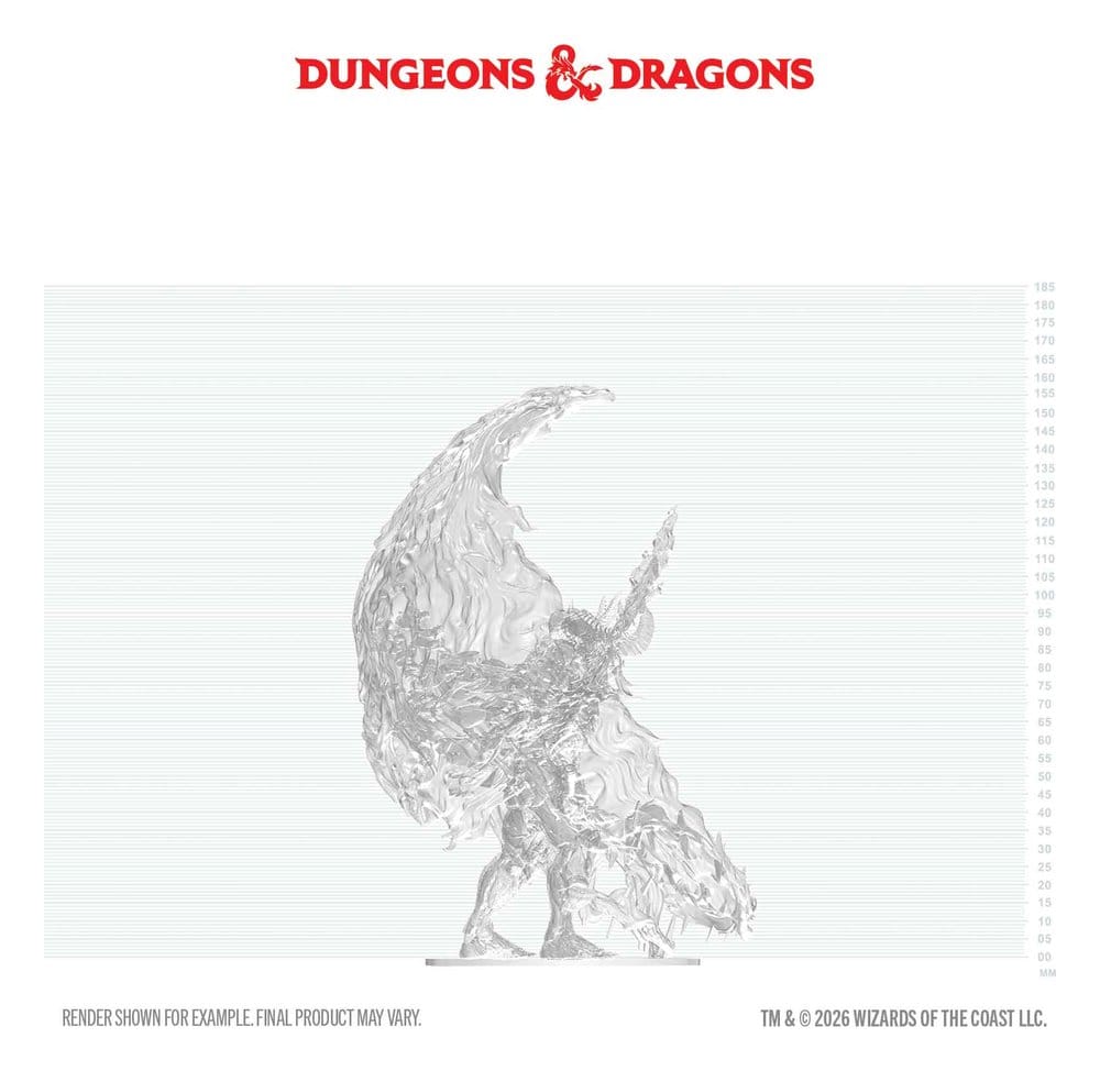D&D Nolzur's Marvelous Miniatures Unpainted Boxed Miniature Balor 20 cm 0634482909126