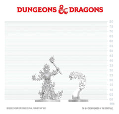 Dungeons & Dragons Nolzur's Marvelous Miniatures Unpainted Miniature Flaming Skeleton & Flameskull 14 cm 0634482909164